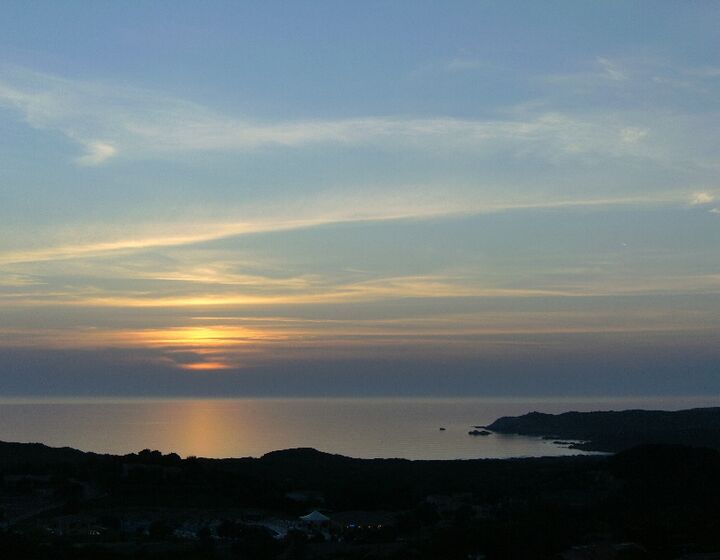 Sonnenuntergang über dem Meer